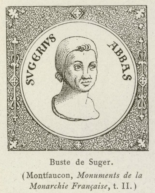 Buste de Suger (engraving) av French School