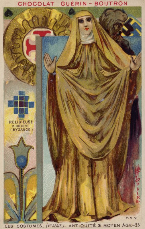 Bysantinsk nonne av French School