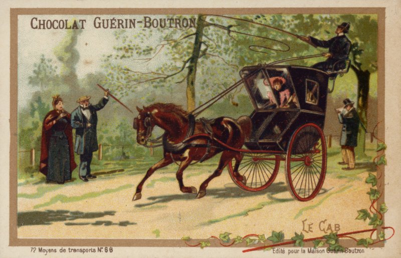 Førerhus (chromolitho) av French School
