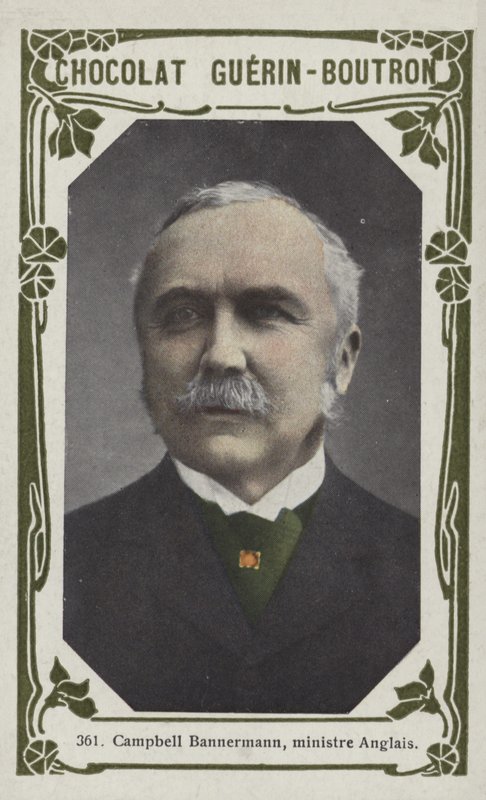 Campbell Bannerman, britisk minister (fargebilde) av French School