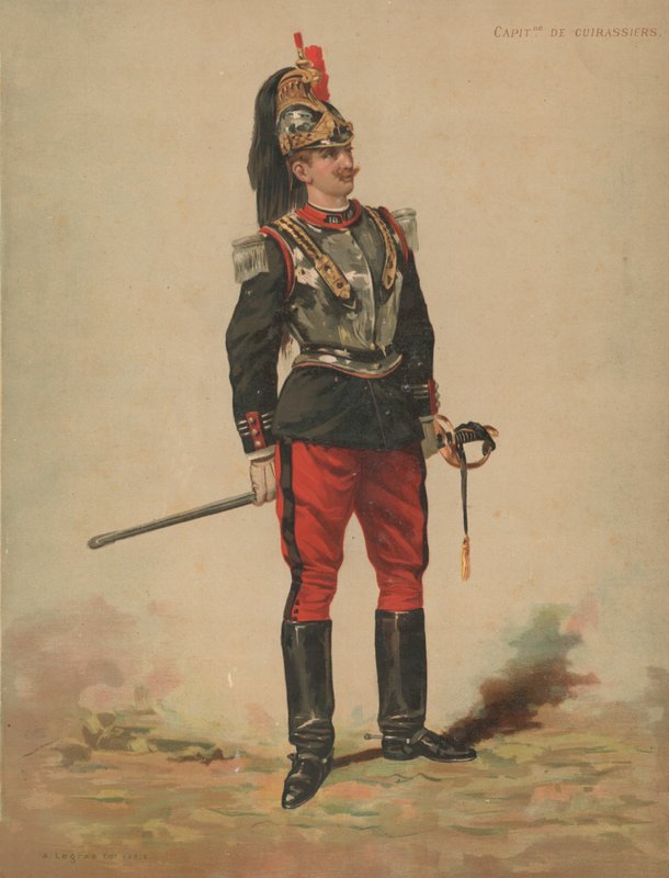 Kaptein av Cuirassiers av French School