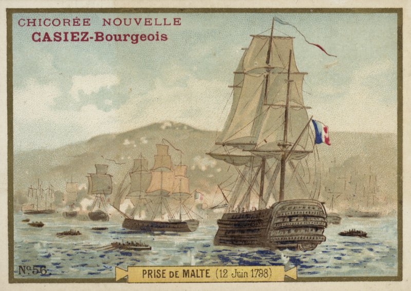 Erobringen av Malta av franskmennene, 12. juni 1798 av French School