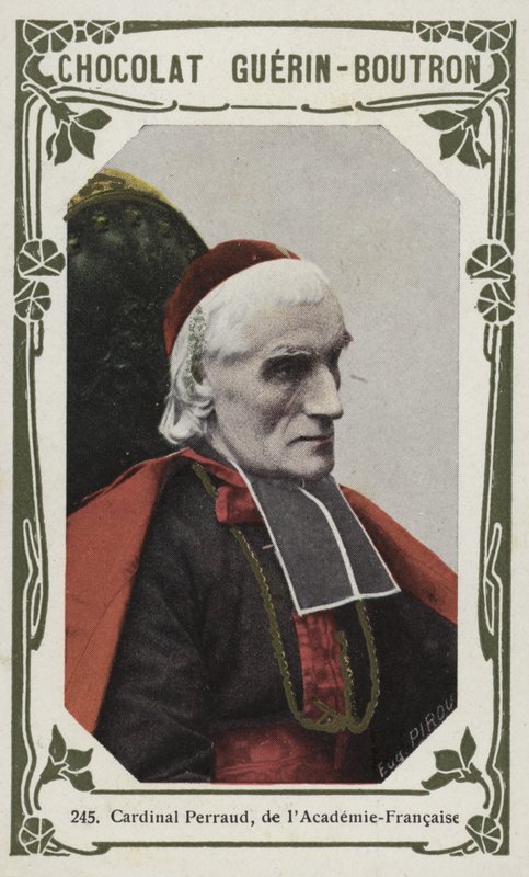 Kardinal Perraud, fra Académie-Francaise (farget bilde) av French School