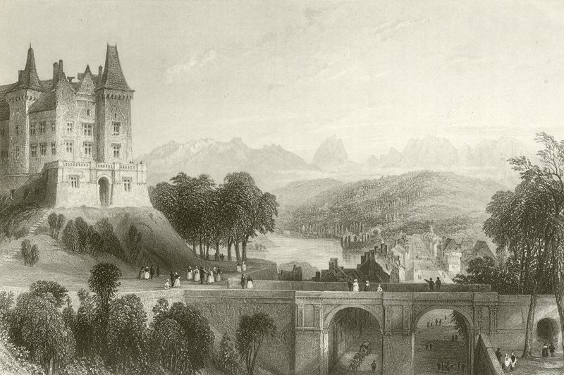 Slottet i Pau, fødestedet til kong Henry IV av French School