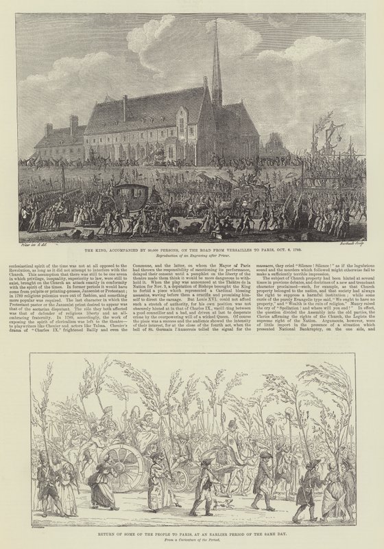 Hundreårsjubileet for den franske revolusjonen (gravering) av French School