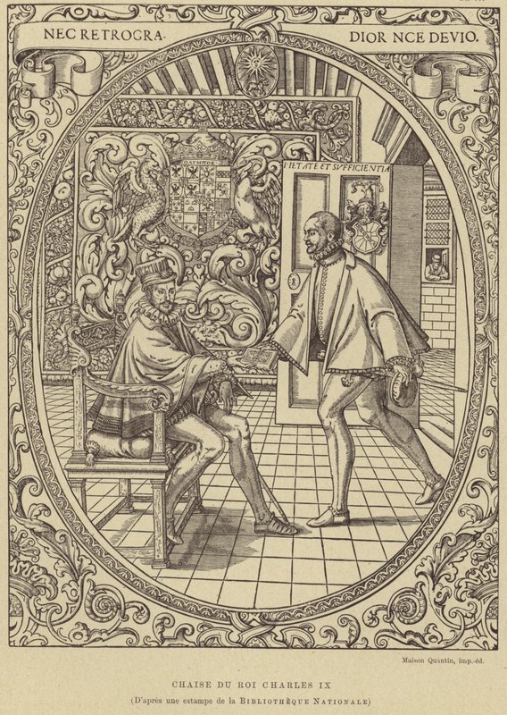 Stol for kong Charles IX av Frankrike, 1500-tallet av French School