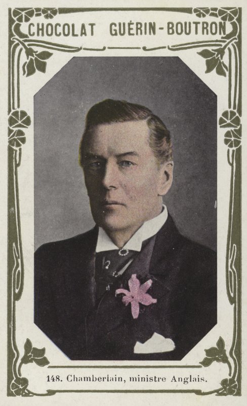 Chamberlain, britisk minister (farget bilde) av French School