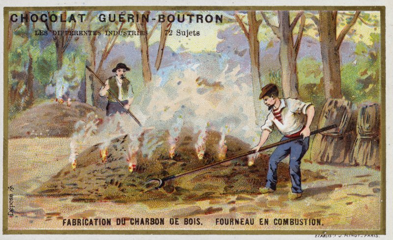 Kullproduksjon (chromolitho) av French School