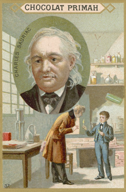 Charles Sauria , fransk kjemiker av French School