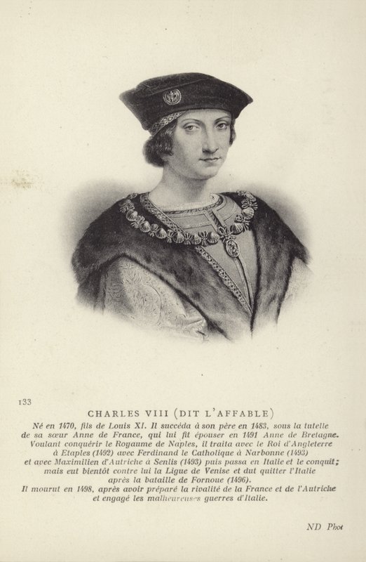 Karl VIII av French School