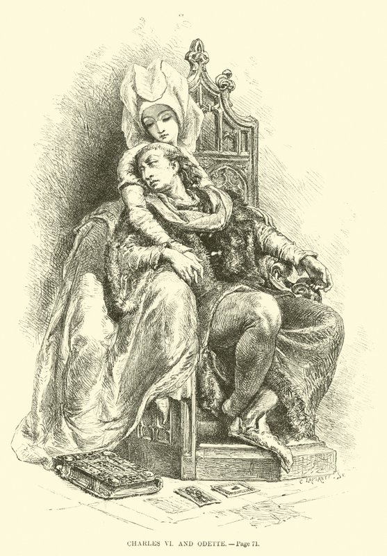 Charles VI og Odette av French School