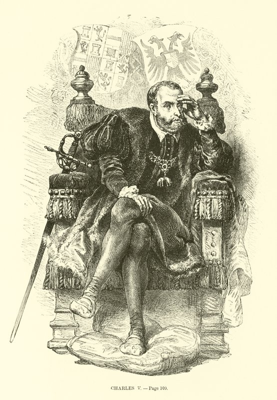 Charles V av French School