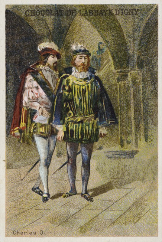 Charles V, den hellige romerske keiseren av French School