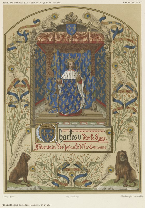 Charles V, kjent som den vise av French School