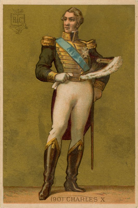 Charles X av French School