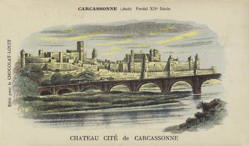 Chateau Cite de Carcassonne, Carcassonne, Aude av French School