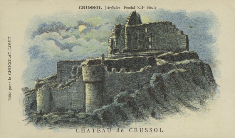 Chateau de Crussol, Crussol, Ardeche av French School