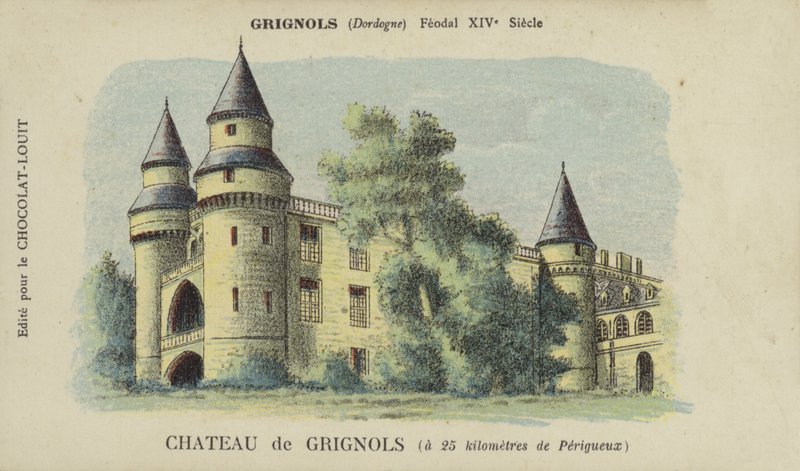 Chateau de Grignols, Grignols, Dordogne av French School