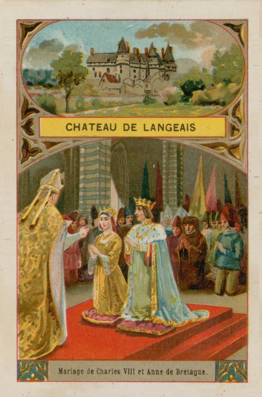 Slottet i Langeais av French School