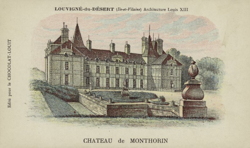 Monthorins slott, Louvigne-du-Desert, Ille-et-Vilaine av French School