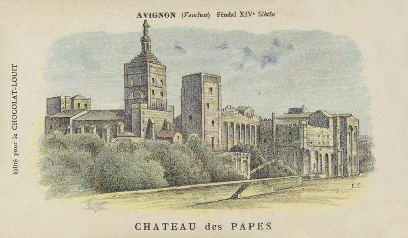 Chateau of the Popes, Avignon, Vaucluse av French School