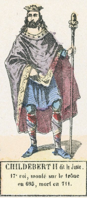 Childebert II sa den rettferdige av French School