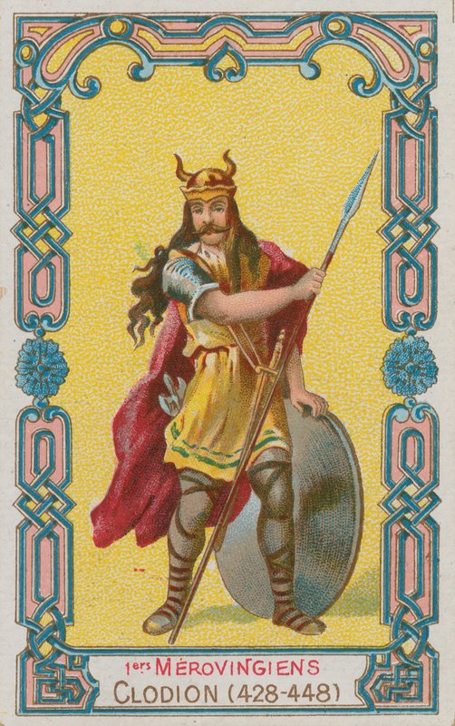 Chlodio, merovingerkonge av Frankrike fra 428-448 av French School