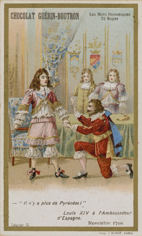 Chocolat Guerin-Boutron byttekort, Historic Words-serien av French School
