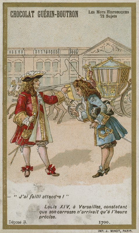 Chocolat Guerin-Boutron byttekort, Historic Words-serien av French School