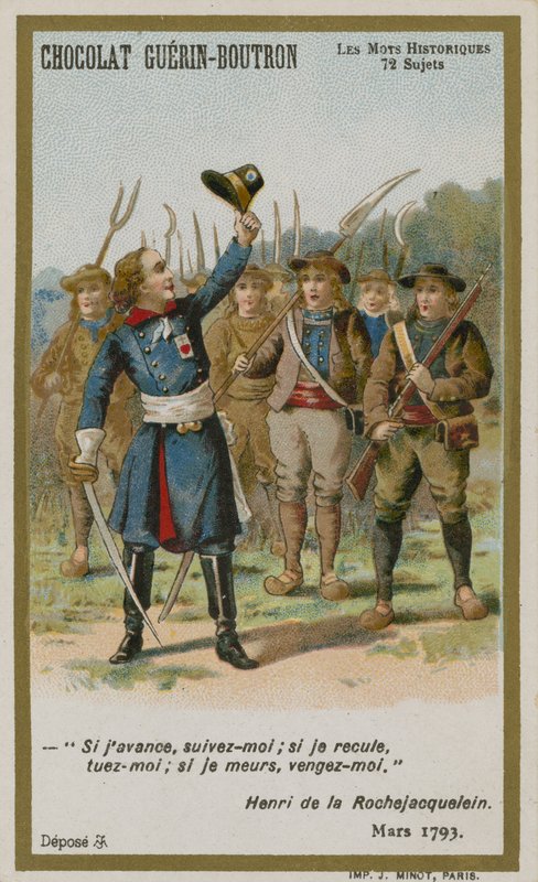 Chocolat Guerin-Boutron byttekort, Historic Words-serien av French School