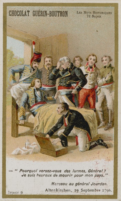 Chocolat Guerin-Boutron byttekort, Historic Words-serien av French School