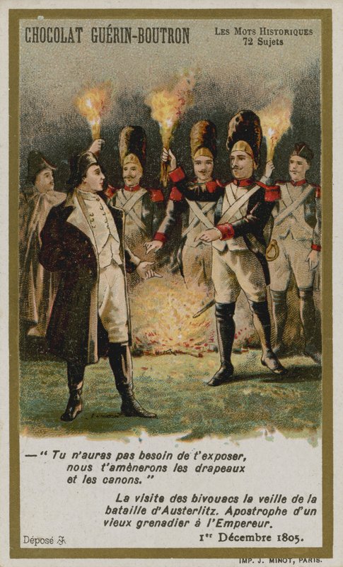 Chocolat Guerin-Boutron byttekort, Historic Words-serien av French School
