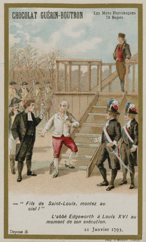 Chocolat Guerin-Boutron byttekort, Historic Words-serien av French School