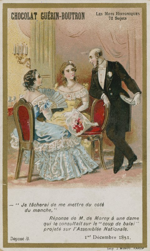 Chocolat Guerin-Boutron byttekort, Historic Words-serien av French School