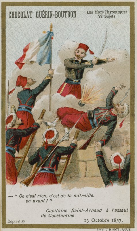 Chocolat Guerin-Boutron byttekort, Historic Words-serien av French School