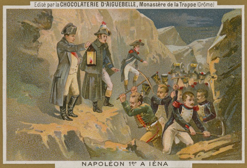Chocolat dAiguebelle handelskort av French School