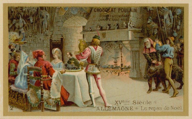 Julemiddag i 1400-tallets Tyskland av French School