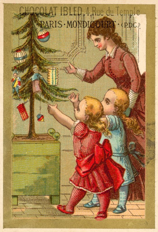 Julescene av French School