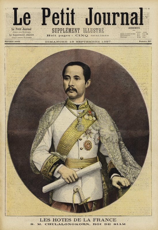 Chulalongkorn, konge av Siam av French School