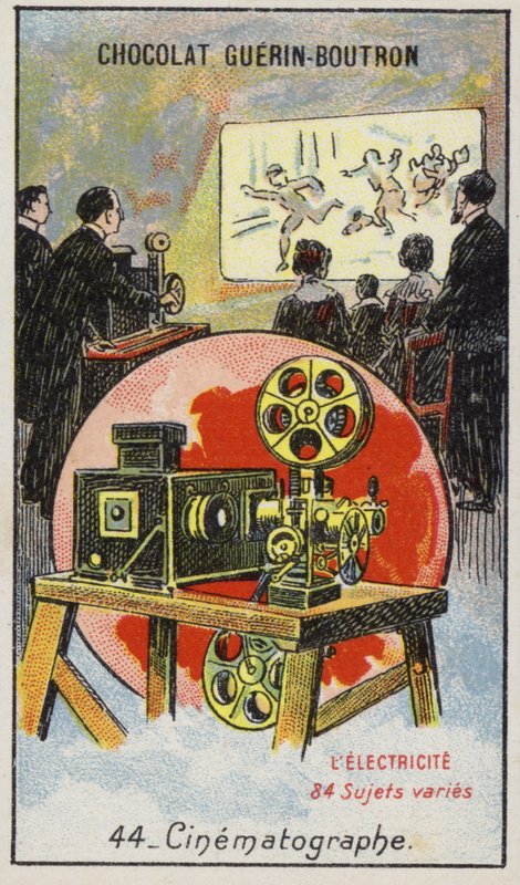 Cinema (Chromolitho) av French School