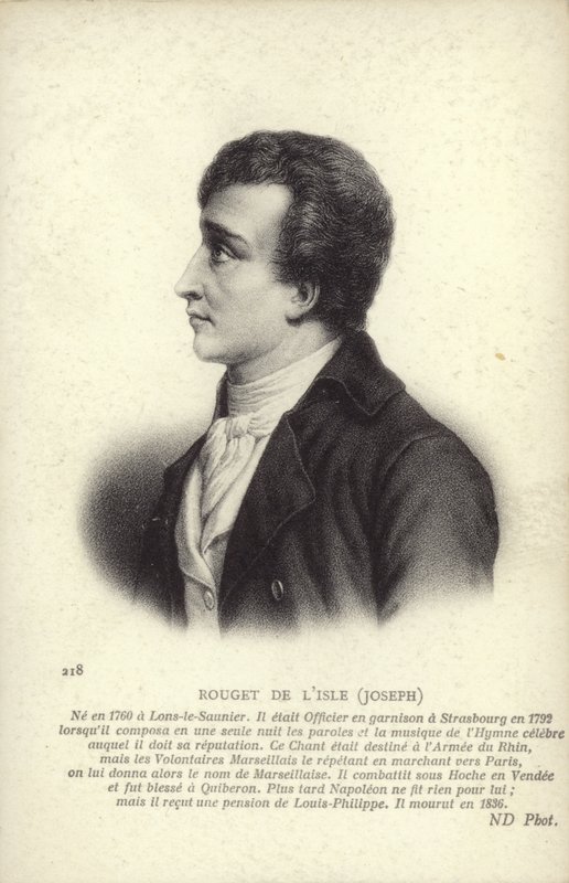 Claude Joseph Rouget de Lisle av French School