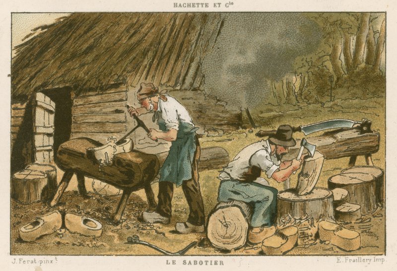 Clog maker av French School
