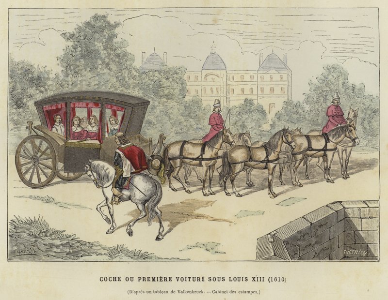 Trener, regjering av Louis XIII av Frankrike, 1610 av French School