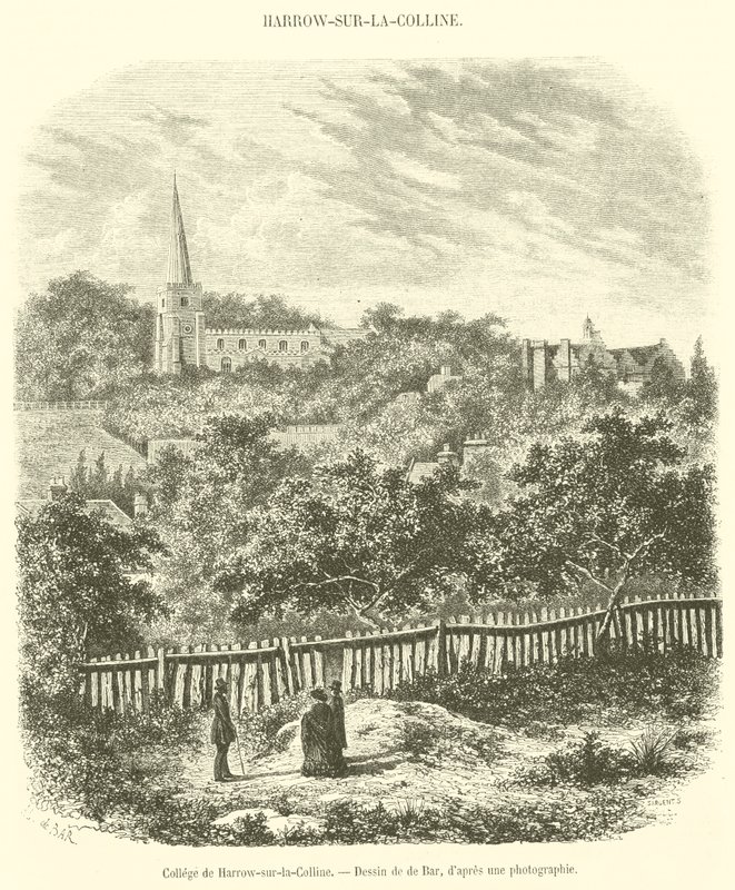 Harrow-on-the-Hill College (gravering) av French School