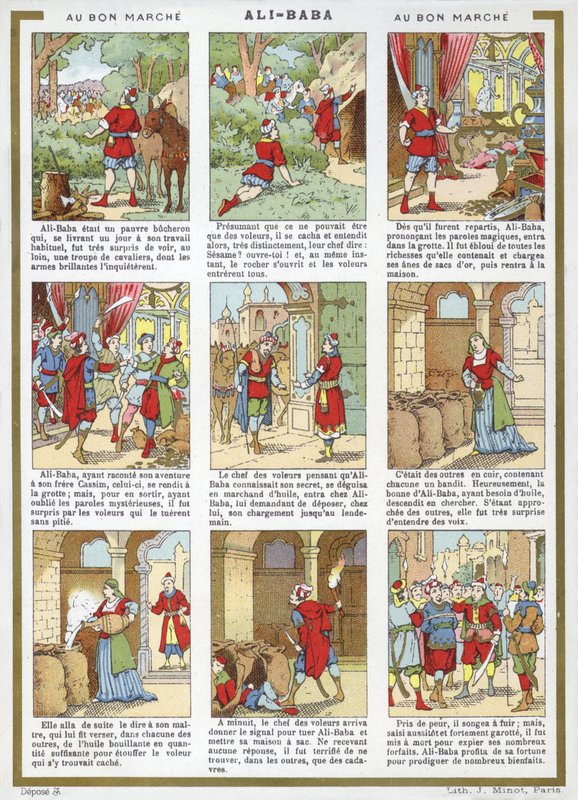 Tegneserie - Ali-Baba av French School
