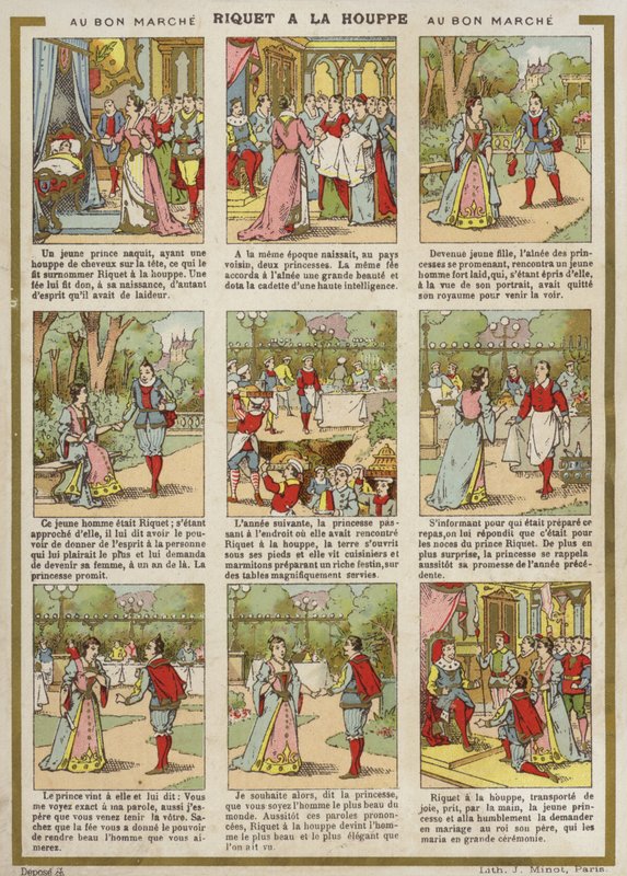 Tegneserie - Riquet A La Houppe av French School