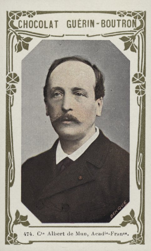 Grev Albert de Mun, Academie-Francaise (farget bilde) av French School