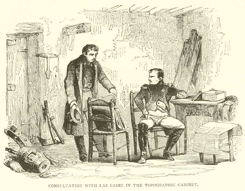 Konsultasjon med laskasser i topografisk kabinett (gravering) av French School