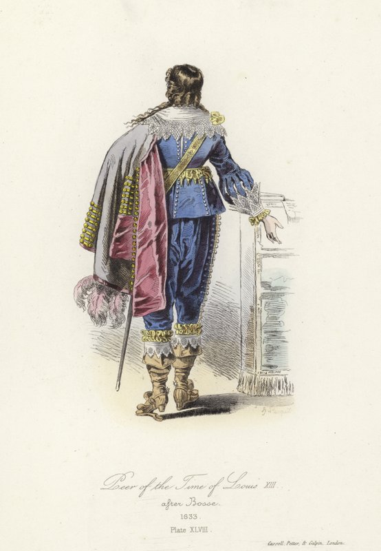 Kostyme fra Louis XIII av Frankrikes tid av French School