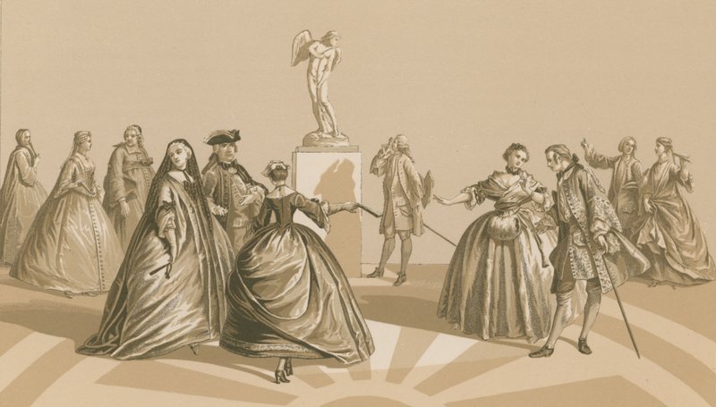 Kostymer, 1720-1740 av French School